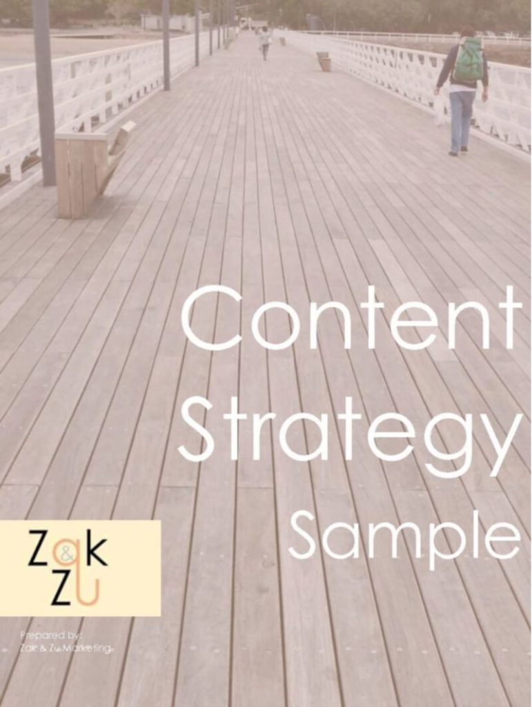 Content Strategy Example - click to view