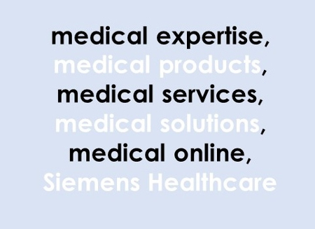 Siemens Healthineers homepage meta keywords