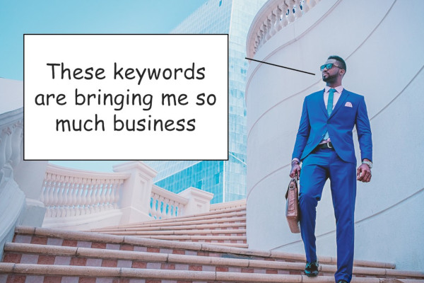 successful business owner happy with his SEO strategy